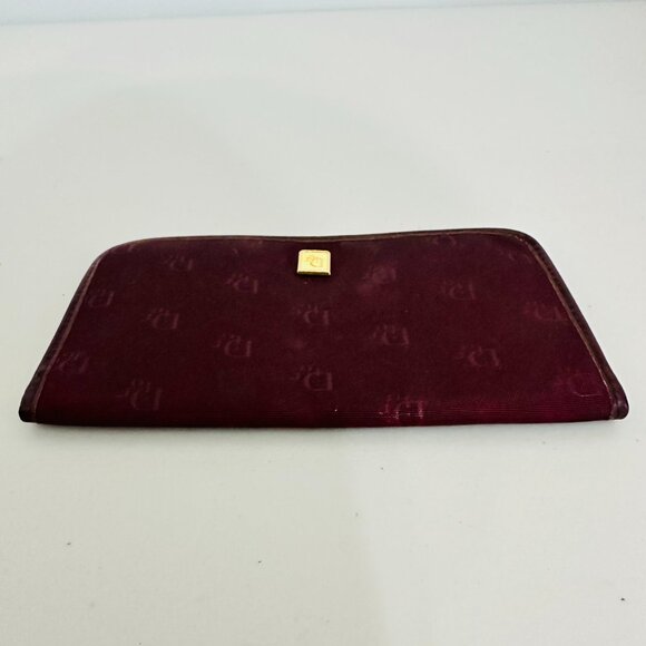 CHRISTIAN DIOR MONOGRAM JACQUARD AND LEATHER BIFOLD CHECKBOOK TRAVEL WALLET - Picture 4 of 9